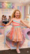 Rainbow Shooting Star Sequin Dress