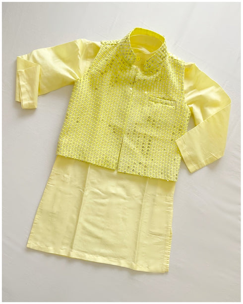 Kurta Set with Jacket | Set for Boys