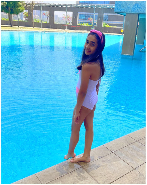 Bow tie-up Swimsuit