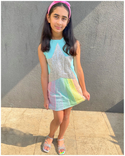 Starry Rainbow Dress