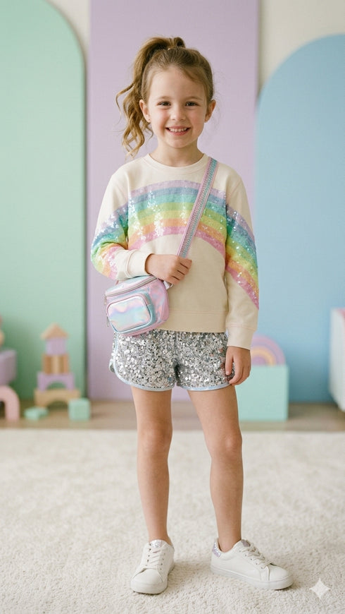 Rainbow Silver Co-ord Set