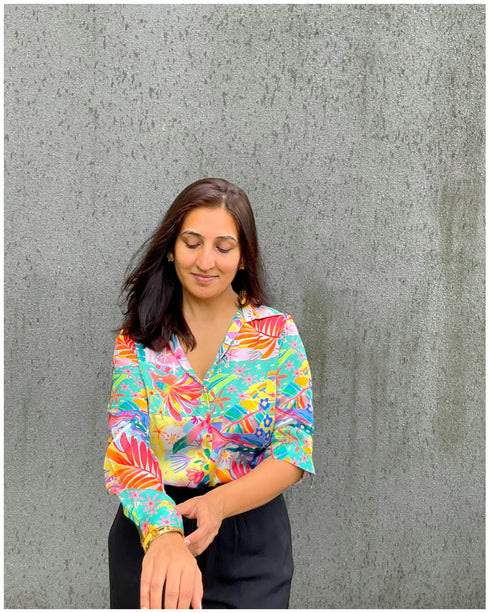 Tropical Button Down Shirt