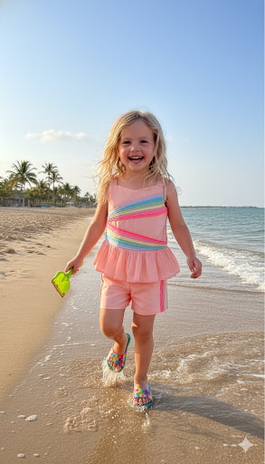 Peach Beach Coord Set