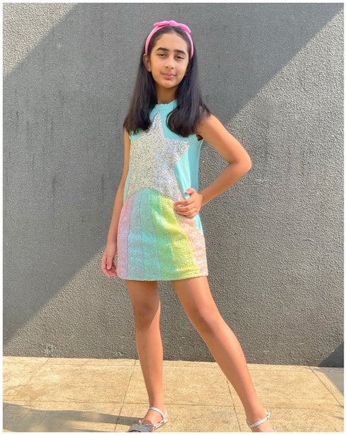Starry Rainbow Dress