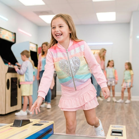 Pretty in Pink Unicorn Bomber Jacket