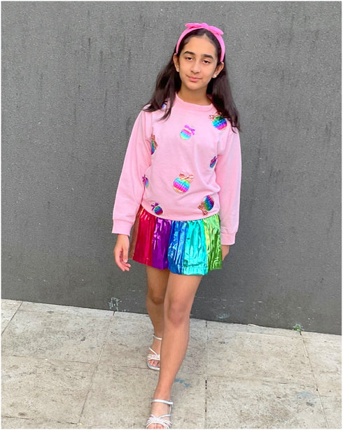 Ornaments Sweatshirt + Skort