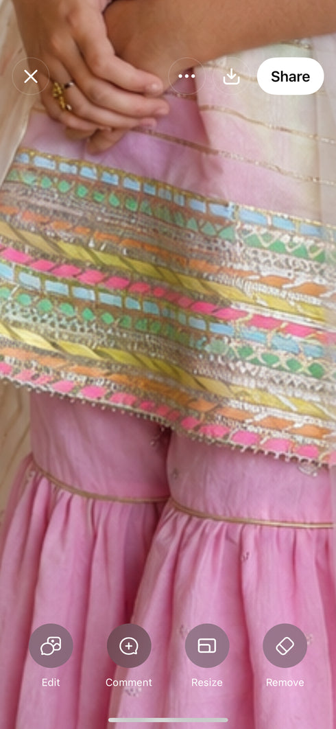 Princess Tie Dye tie up dress