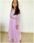 Lilac Glitter Sharara Set