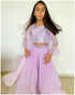 Lilac Glitter Sharara Set