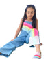Denim Rainbow Jumpsuit