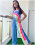 Denim Rainbow Jumpsuit